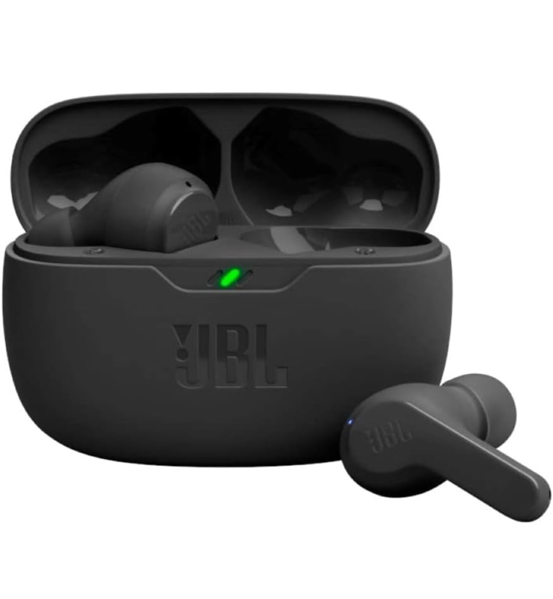 JBL Vibe Beam True Wireless In-Ear Headphones – White (JBLVBEAMWHTAM)