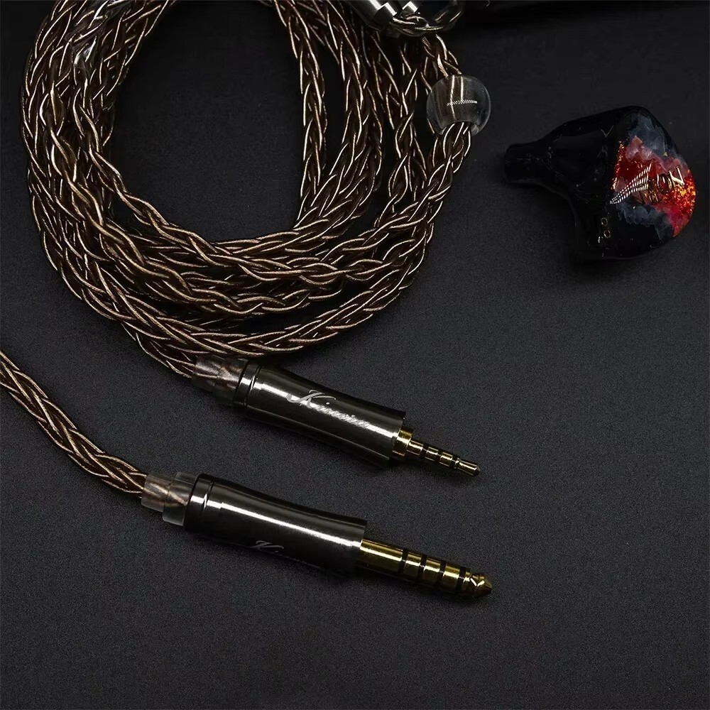 KINERA NORN In-Ear Monitor Earphone 4BA+1DD Hybrid Drivers HIFI Music DJ Earbuds