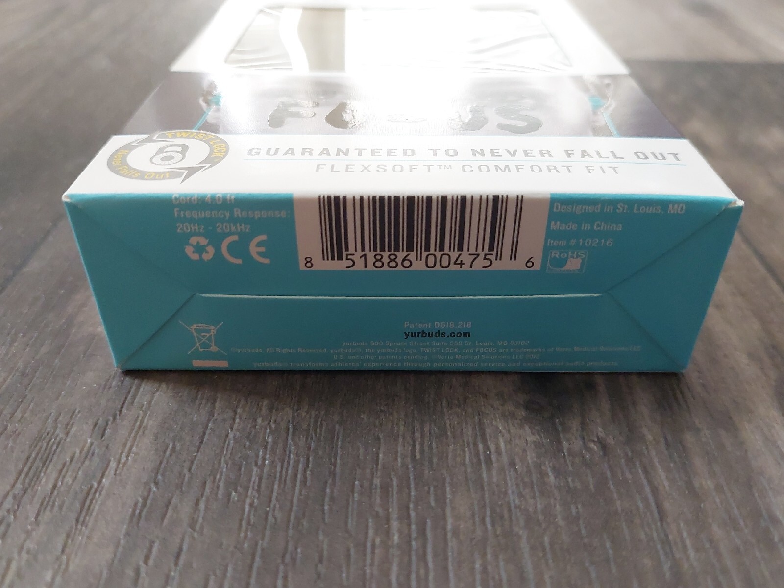Yurbuds Focus Sport Women’s Headphones – Blue – Sealed Package NEW