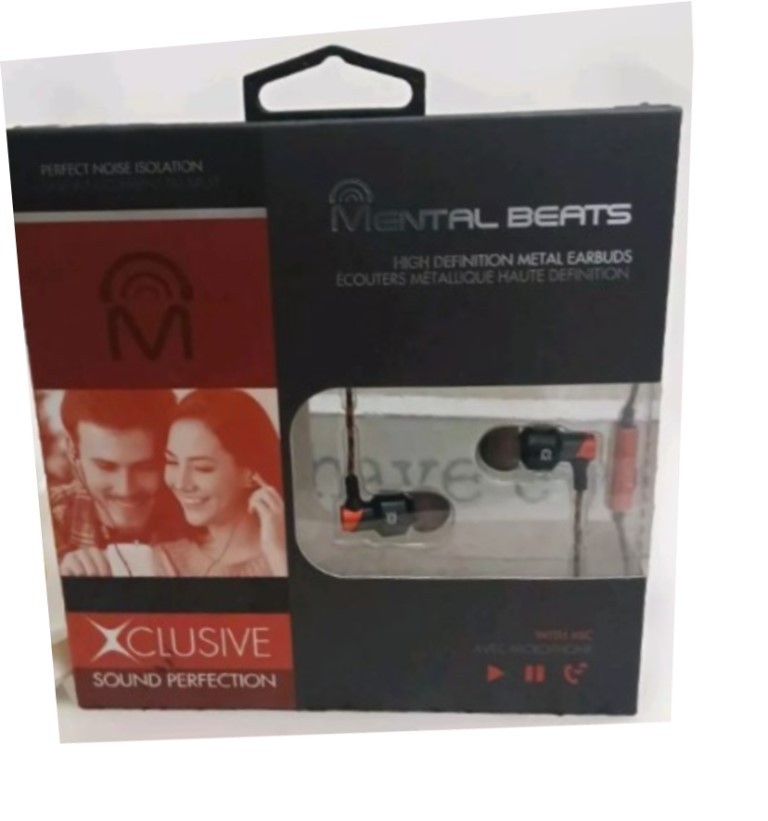 Mental Beats High-Definition: Mental Earbuds with Microphone XClusive