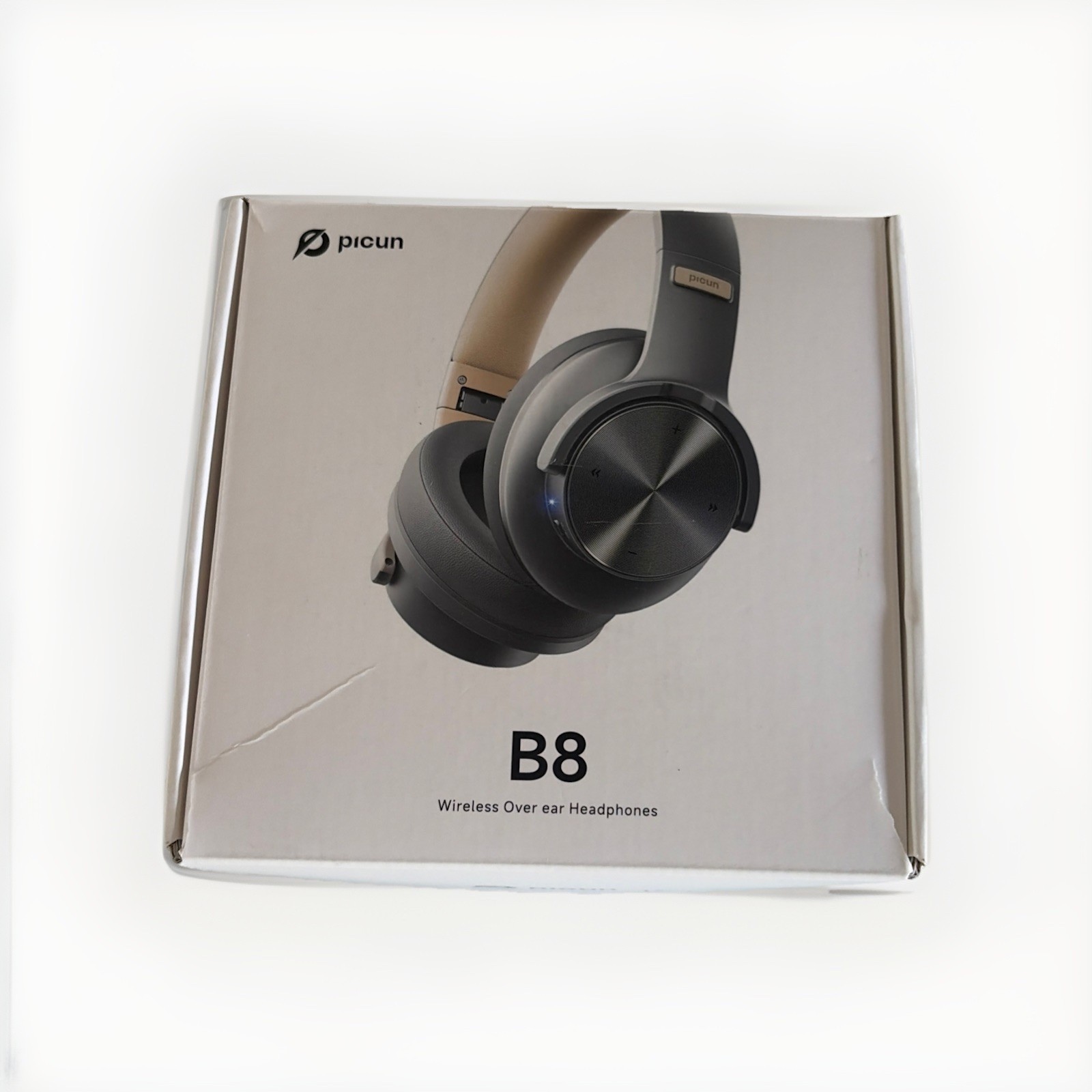 Picun B8 Wireless Bluetooth Headphones, Ashen Golden – New Open Box