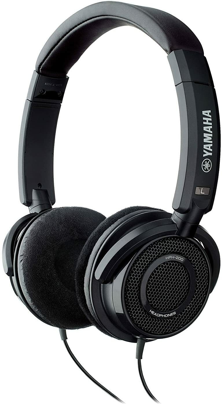 YAMAHA HPH-200 BK open air type headphone black 1.2m new free shipping