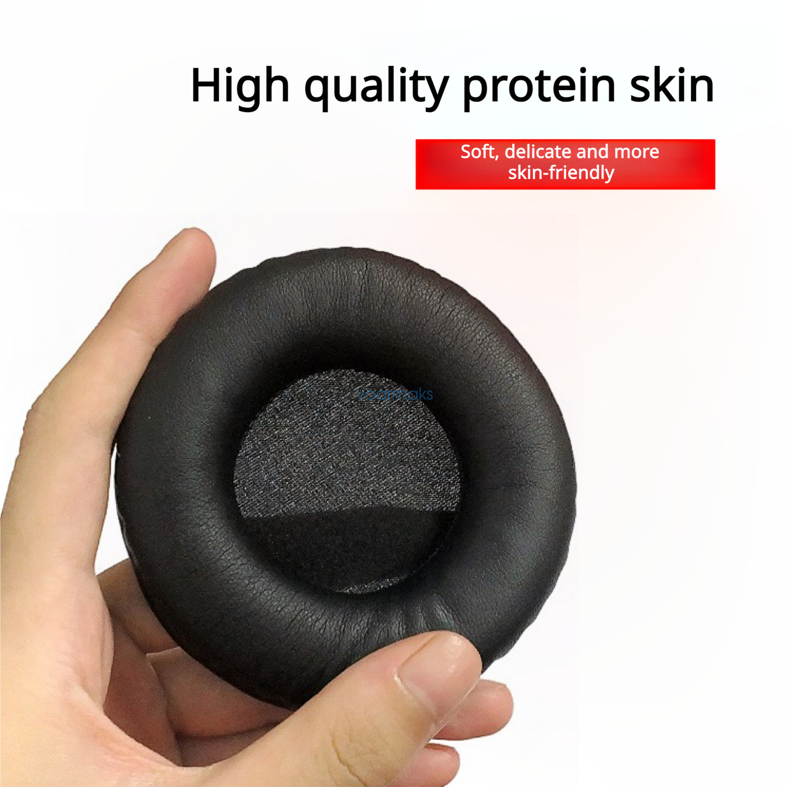 Replacement Protein Leather EarPads For Universal Ear Pads 45-110mm Headphone