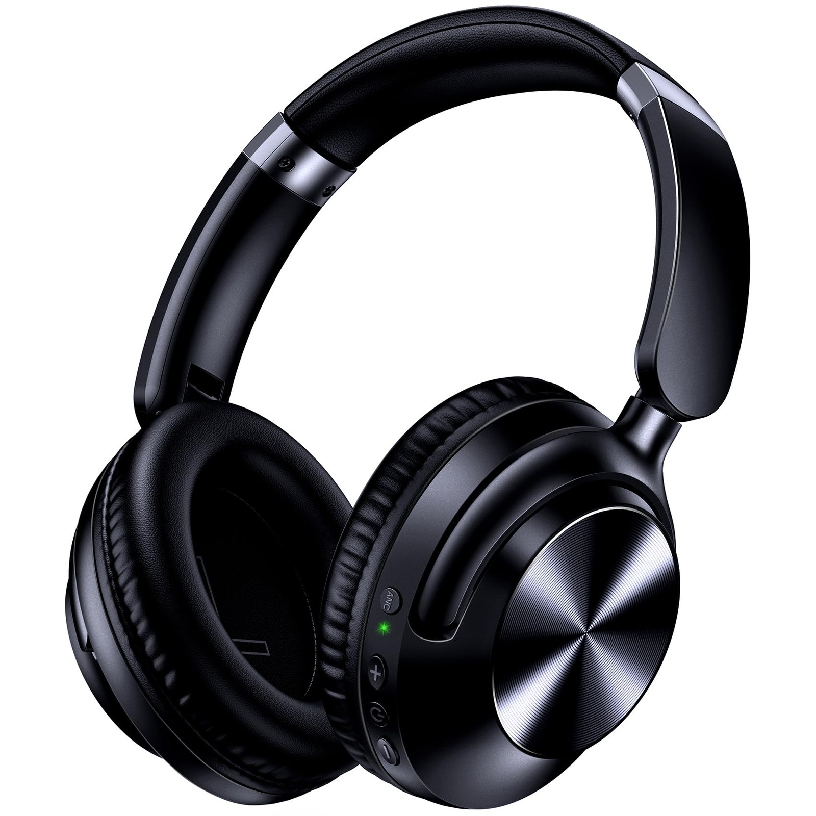 TAGRY Hybrid Active Noise Cancelling Headphones 100H Playtime Wireless Over Ear