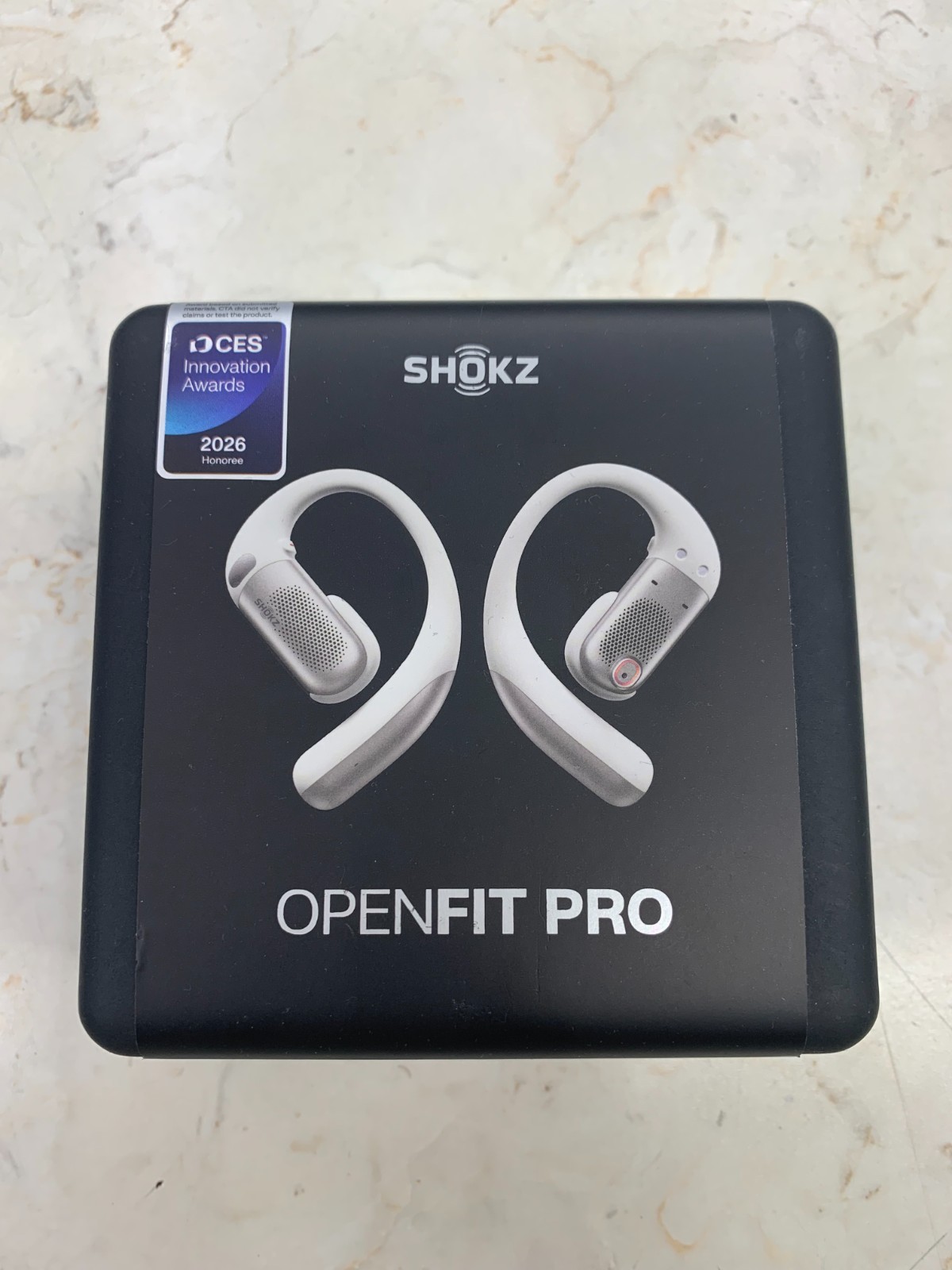 NEW – Shokz – OpenFit Pro – Open-Ear Wireless – Active Noise Reduction – White