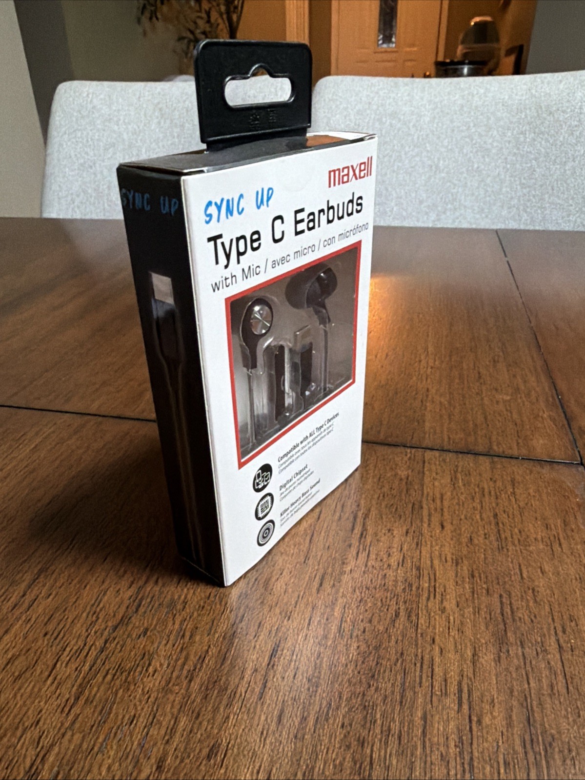 Maxell Type C Earbuds With Mic