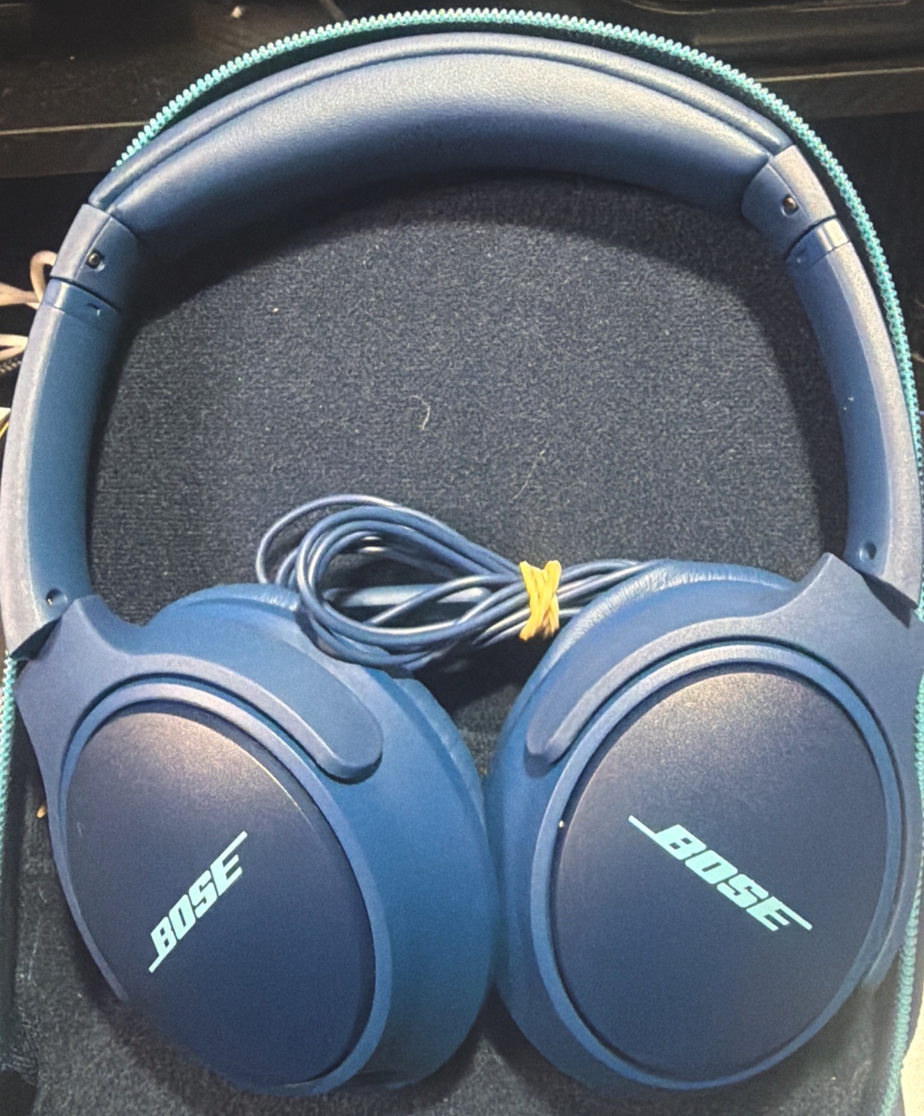 New Bose SoundTrue Around-Ear II 2 Headphones Headset Navy blue – Great Cond!