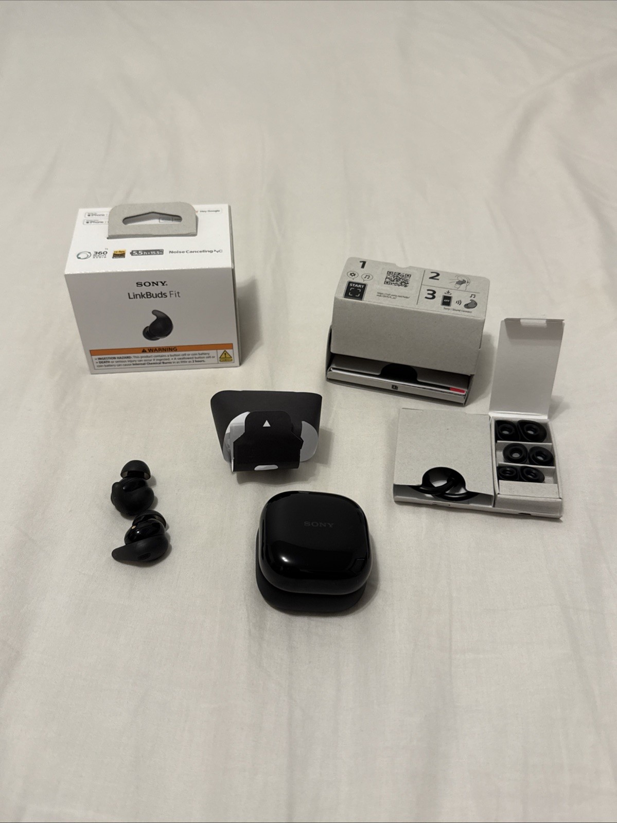 SONY WFLS910N/B LinkBuds Fit Truly Wireless Noise Canceling Earbud – Black
