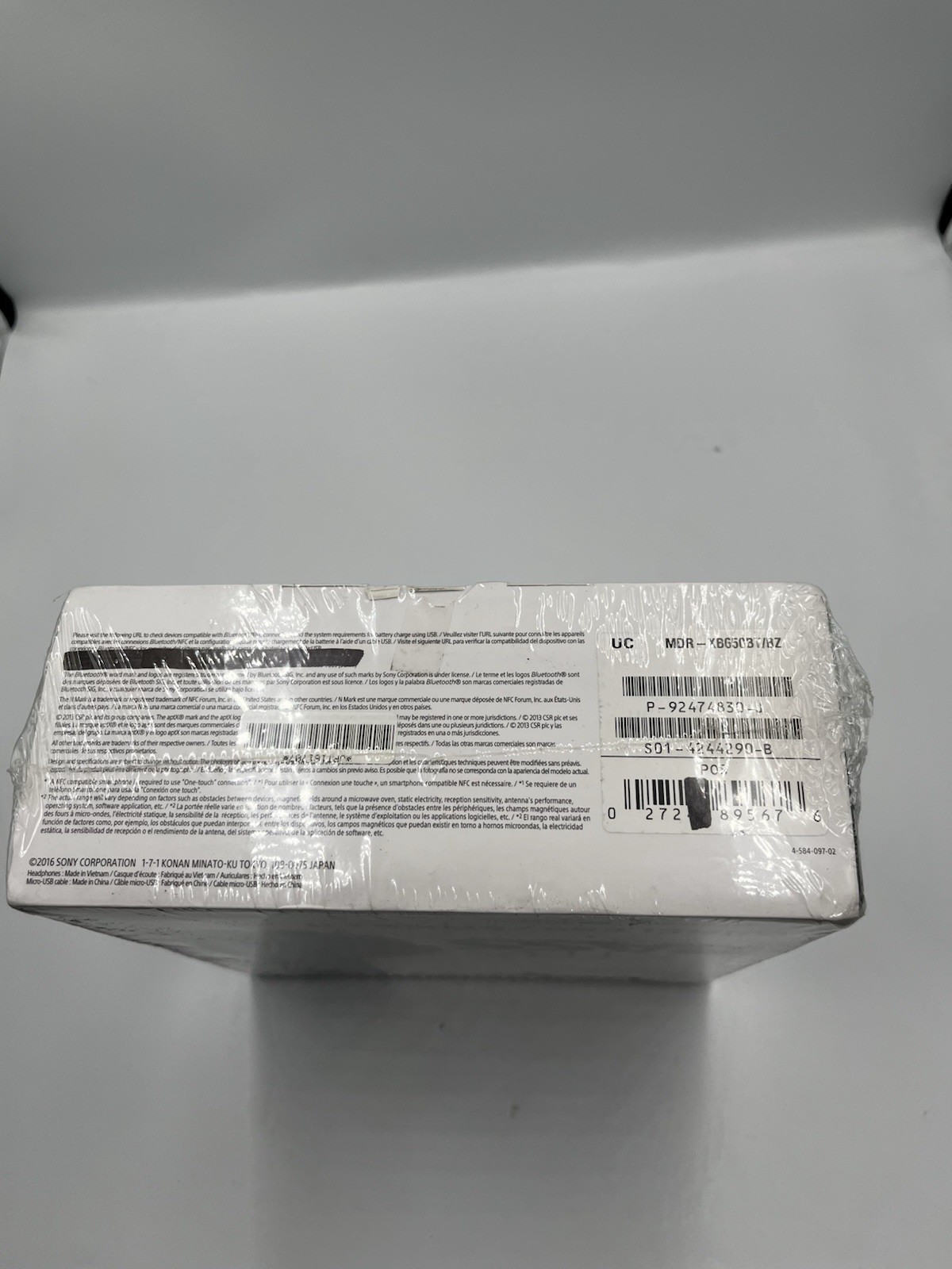Sony Wireless Black EXTRA BASS MDR-XB650BT FACTORY SEALED!