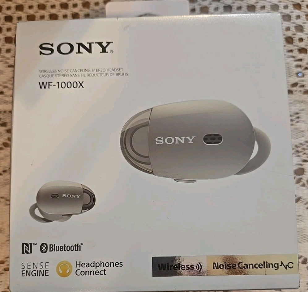 NEW Sony WF-1000X Wireless Noise Canceling Headphones – Gold