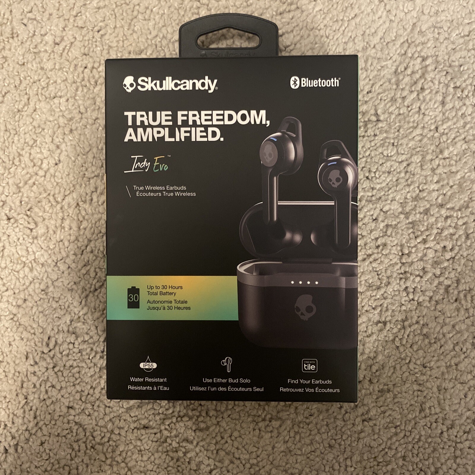 Skullcandy Indy Evo In-Ear Wireless Headphones – Black