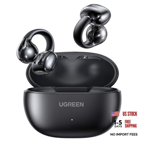 UGREEN HiTune S3 Open Ear Earbuds Bluetooth 5.4 Clip On Wireless Black