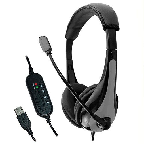 AVID AE-39 USB Classroom Headset with Microphone & Inline Controls