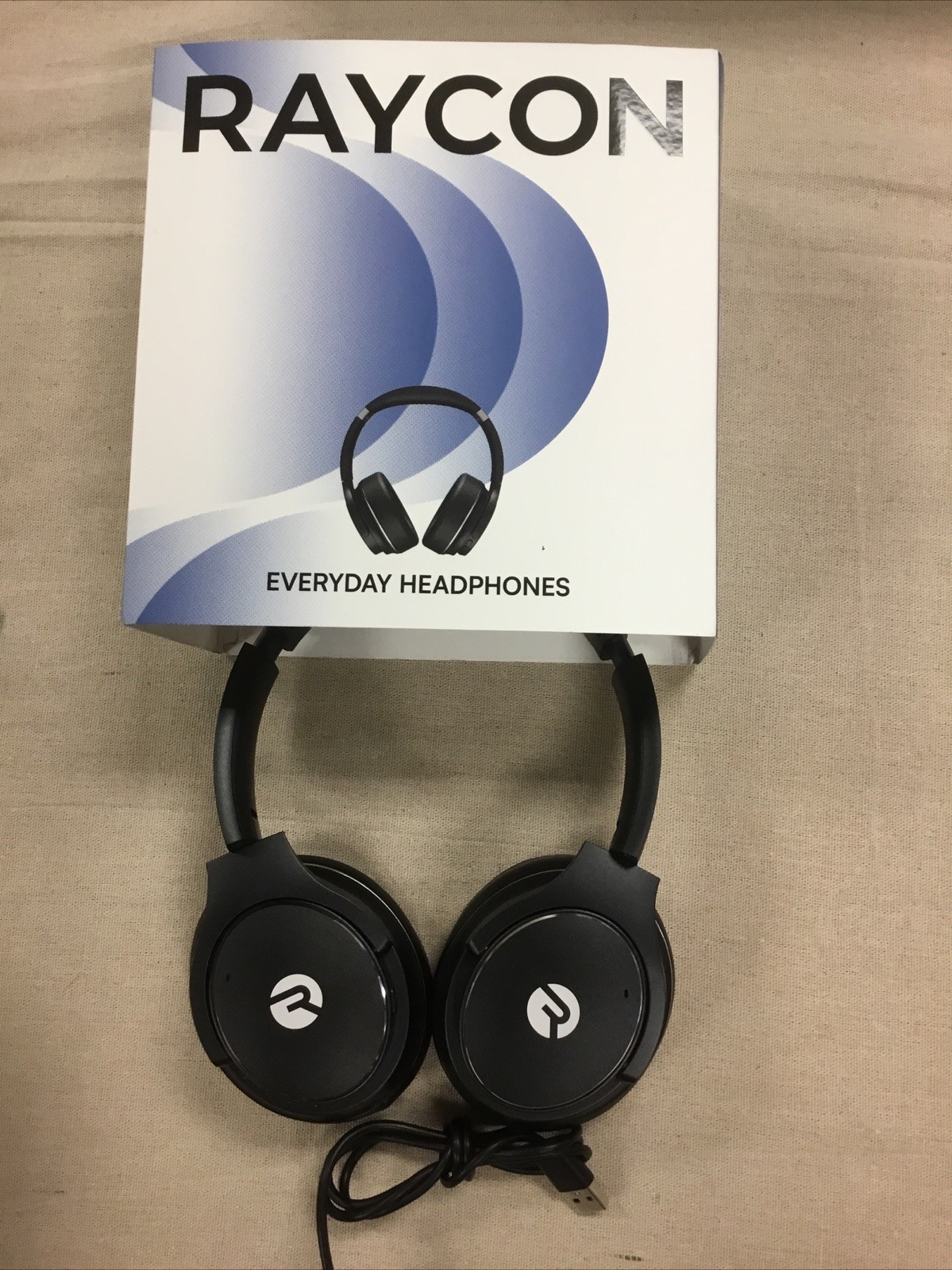Raycon Everyday Headphones Black RBH820 Wireless Active Noise Cancelling ANC