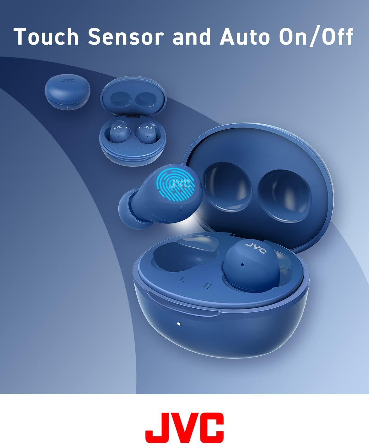 😍 JVC Gumy True Wireless Earbuds, Bluetooth 5.3 Charging Case, 24-Hr LOW PRICE