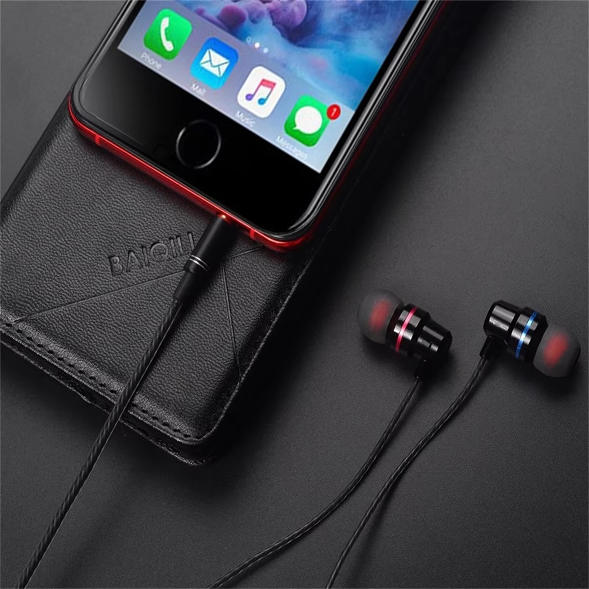 HIFI Bass Stereo Wired Earbuds Headset In-Ear Earphone Headphone MIC 3.5mm USB-C