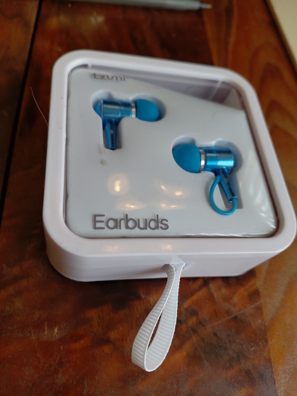 In-Ear Wired Earbuds 3.5mm w/ In-Line Mic & Remote, Blue – NEW – FAST SHIPPING