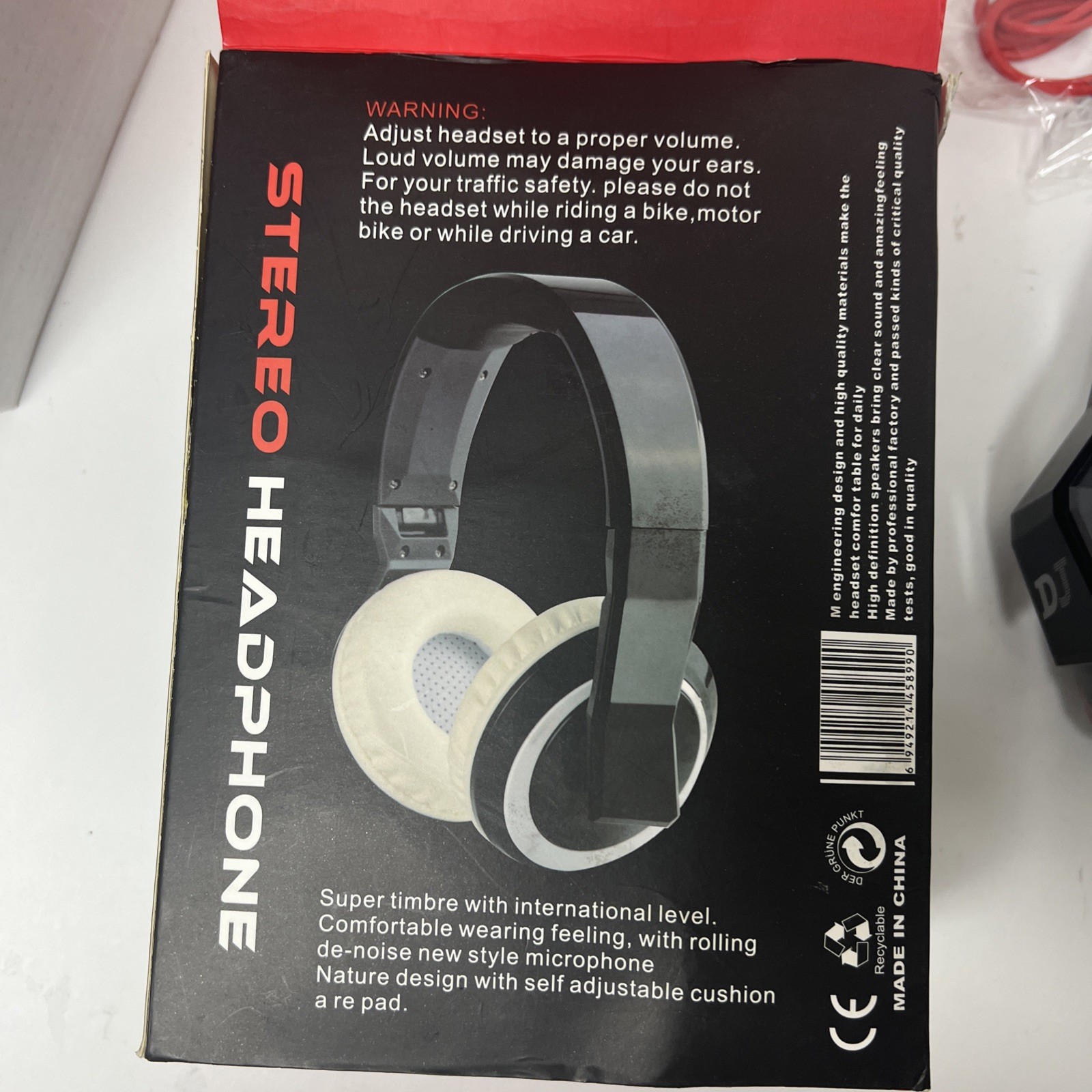 DJ Stereo Headphones With Powerful Bass For Phones Tablets & Music Devices