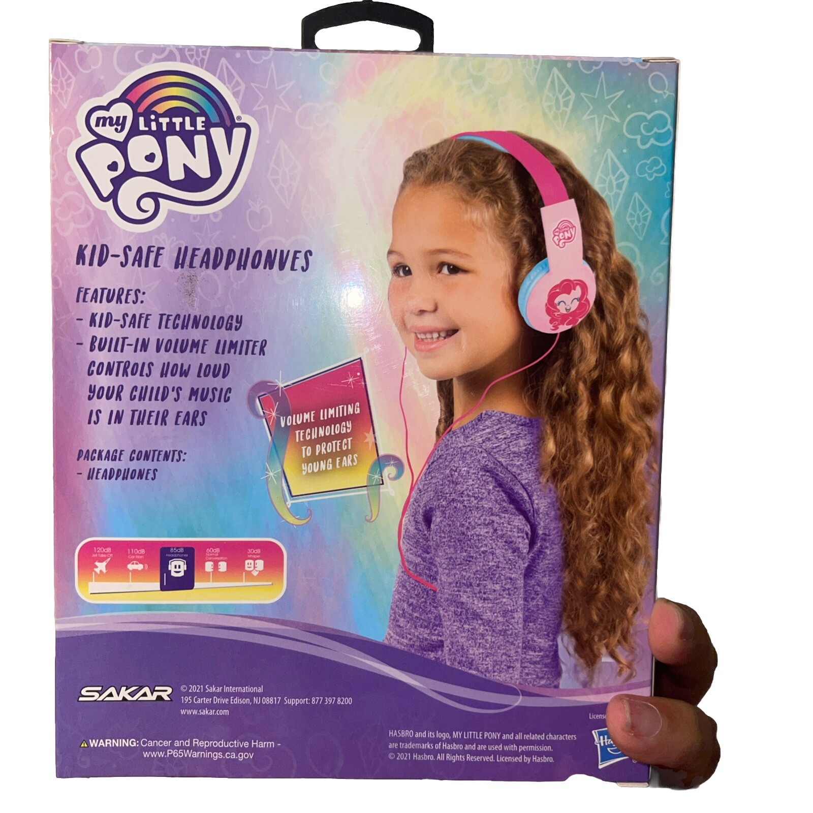 Sakar My Little Pony Kid Safe Headphones