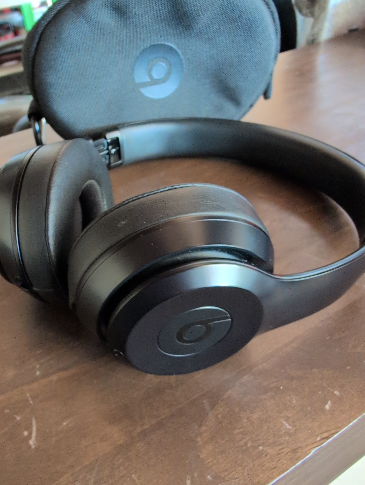 Beats Solo3 Wireless On-Ear Bluetooth Headphones Black Clean Original Owner