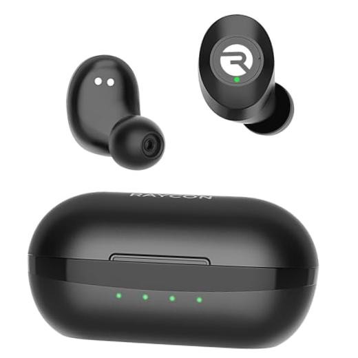 Everyday Classic Bluetooth Wireless Earbuds + Microphone with Active Black