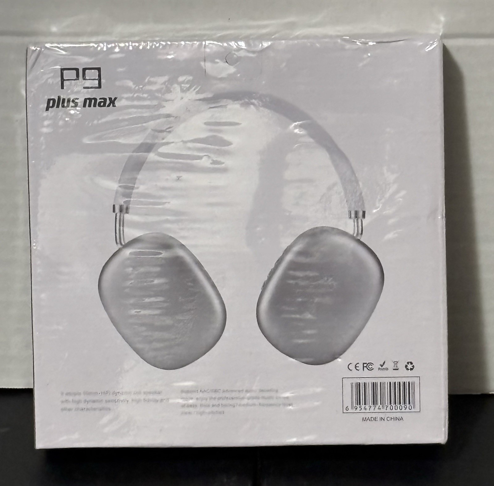 P9 Plus Max Wireless Bluetooth Headphones Over-Ear