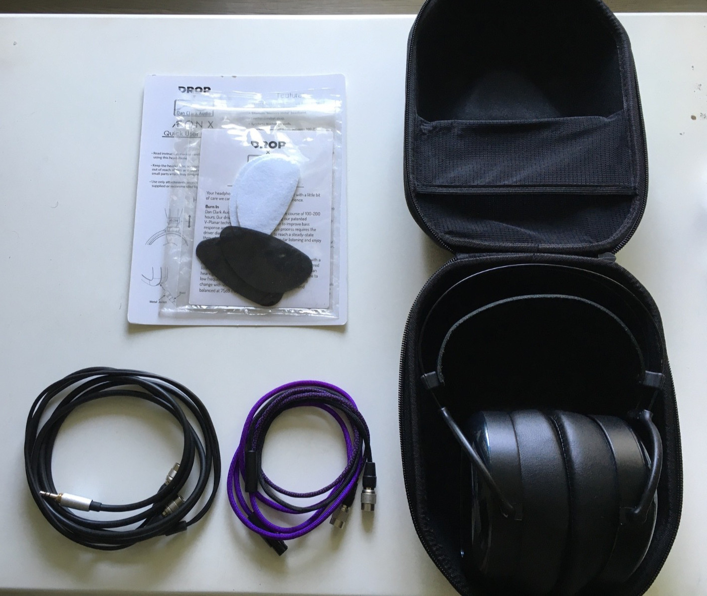 Dan Clark Audio + Drop Aeon Closed Back Planar Over Ear Headphones + XLR Cable