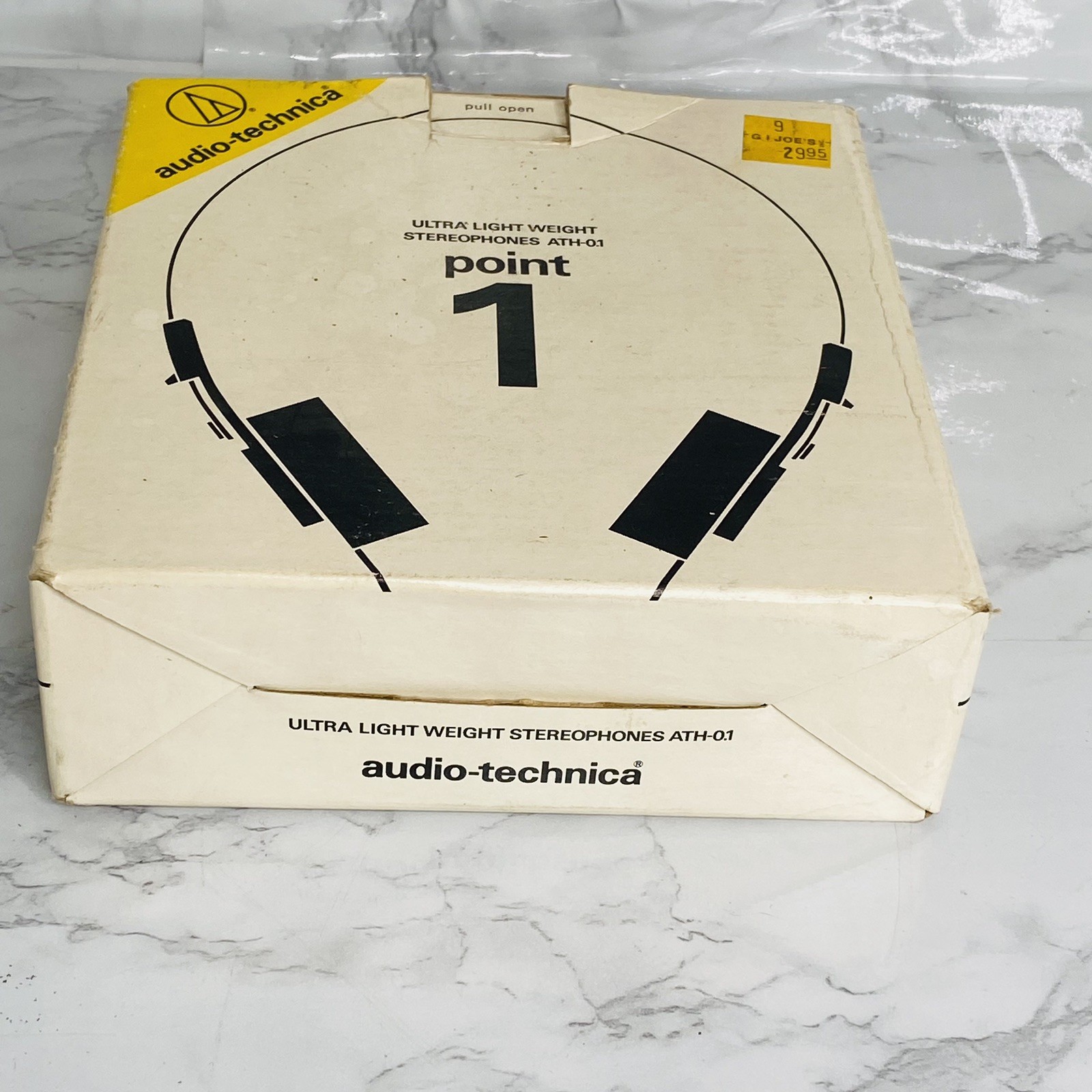 Audio-Technica ATH-0.1 Light Weight Stereophones Point 1 With Box Vtg Japan