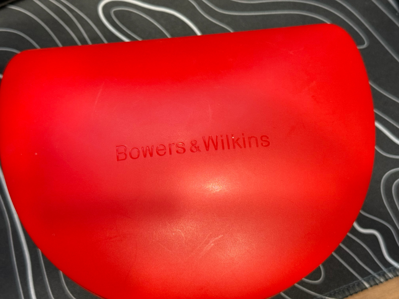 Bowers & Wilkins P3 Foldable Red Headphones with Hard Case, and Apple iPod Red