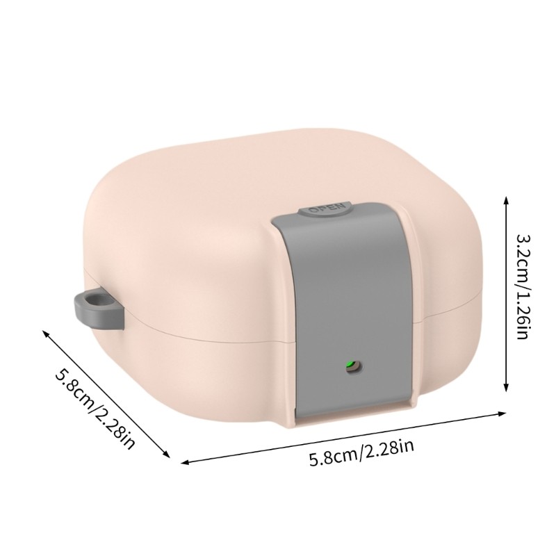 Lightweight Anti Drop Cover Skin For Buds 4P Earbuds Build In Mounting Clip