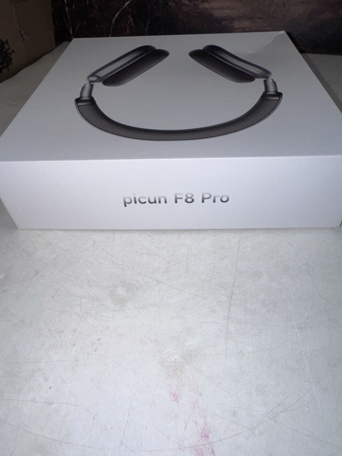 Picun F8 Pro AI-Powered Active Noise Cancelling Headphones, Dark Grey