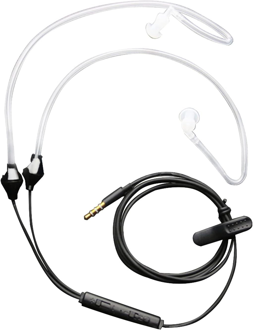 Istereo Ear Headphones,Air Tube Anti-Radiation Headsets Earphone,In Ear Stereo N