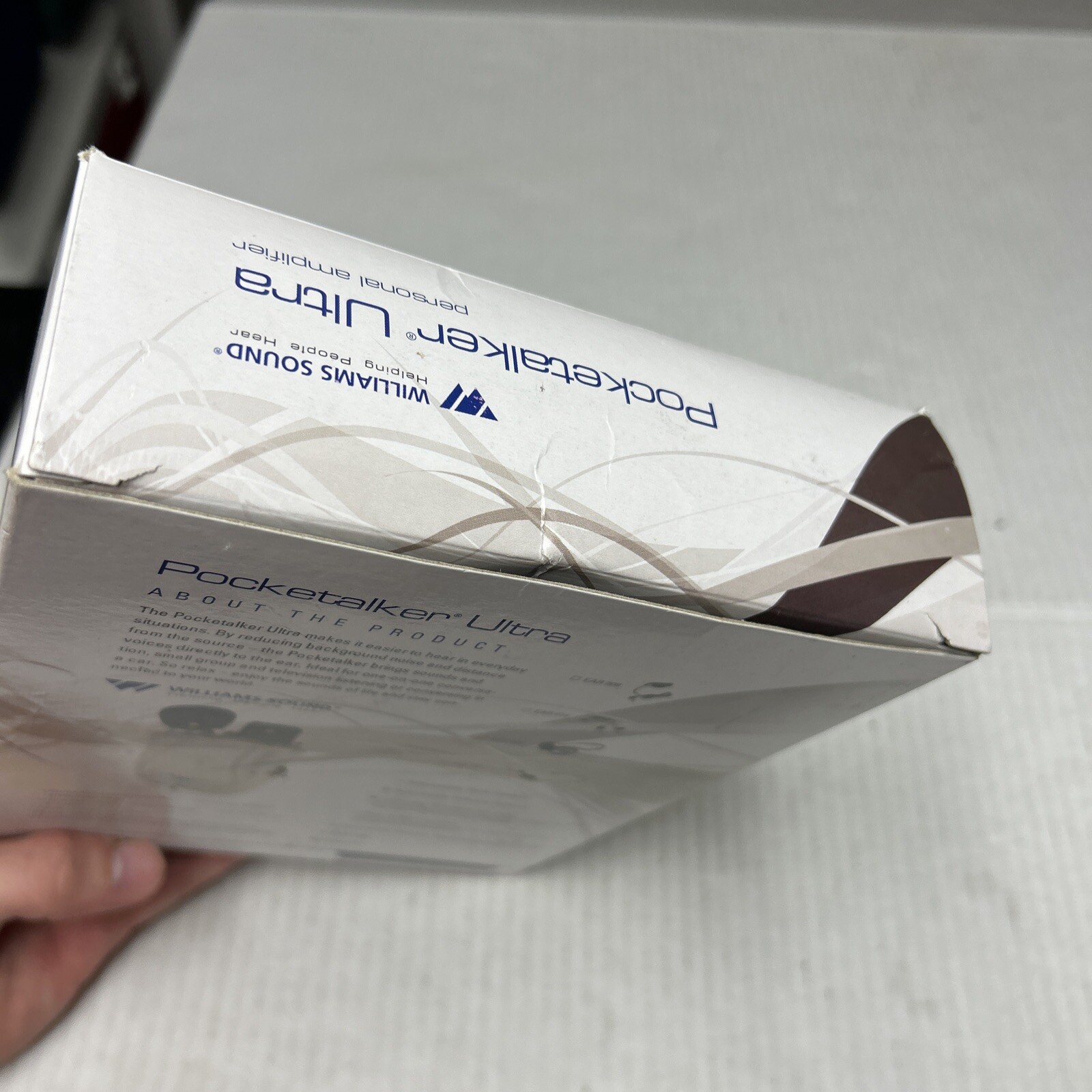 Williams Sound Pocketalker Ultra Personal Sound Amplifier With Box