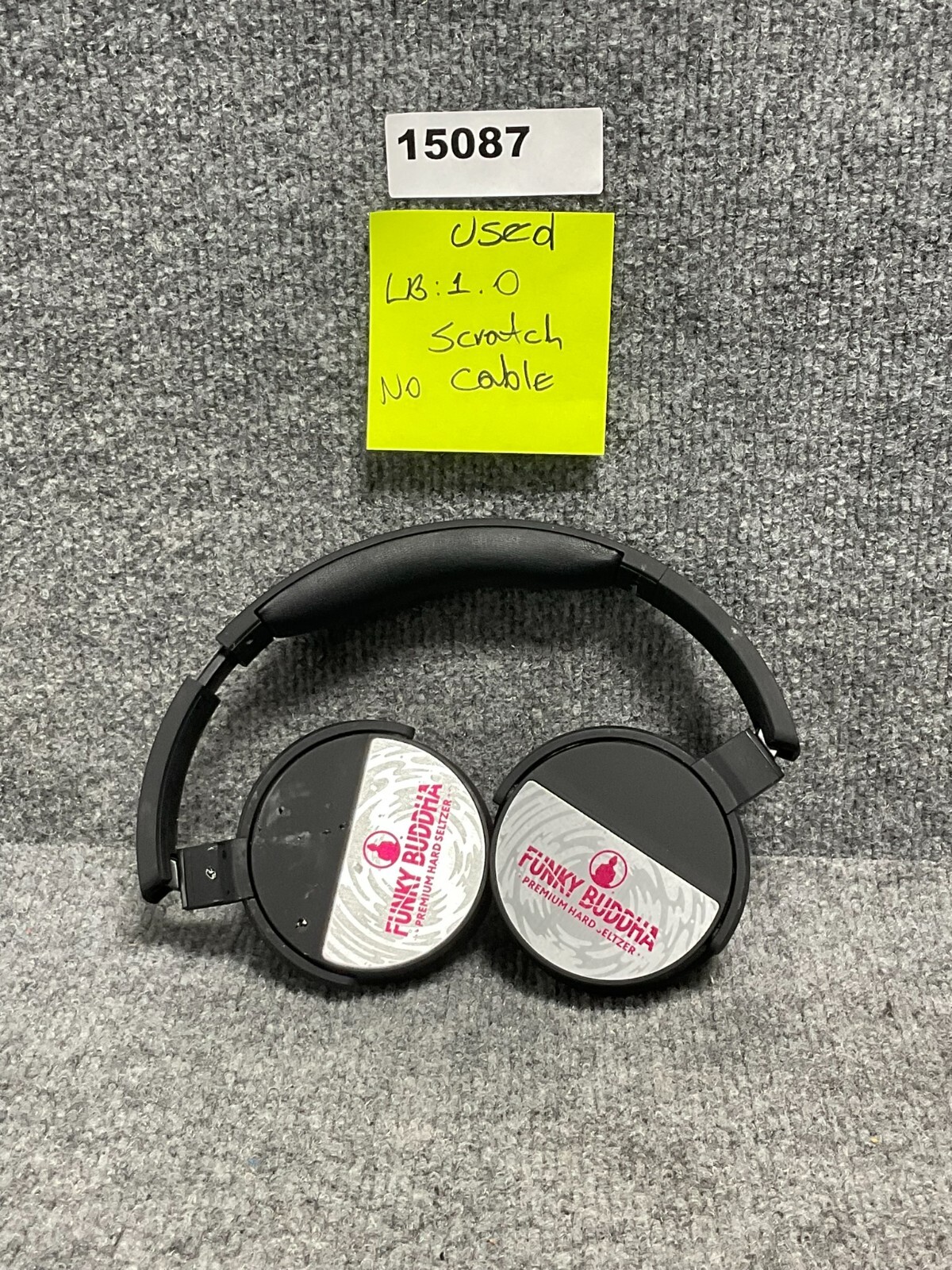Funky Buddha Headphones Over-Ear Seltzer Edition Without Cable