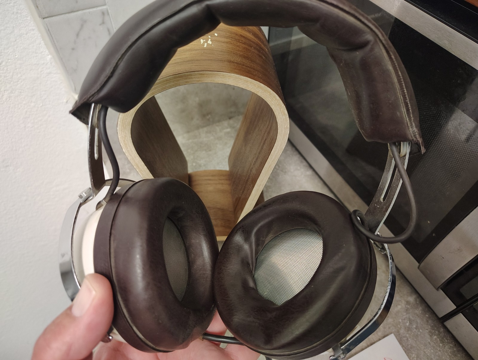 Elega Fujiki Electrical Company Vintage Stereo Headphones DR-111C 8 Ohm
