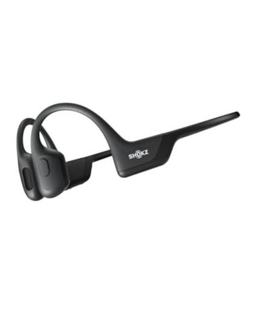SHOKZ OpenRun Pro-Bone Conduction Headphones, Open-Ear Standard Black Modern