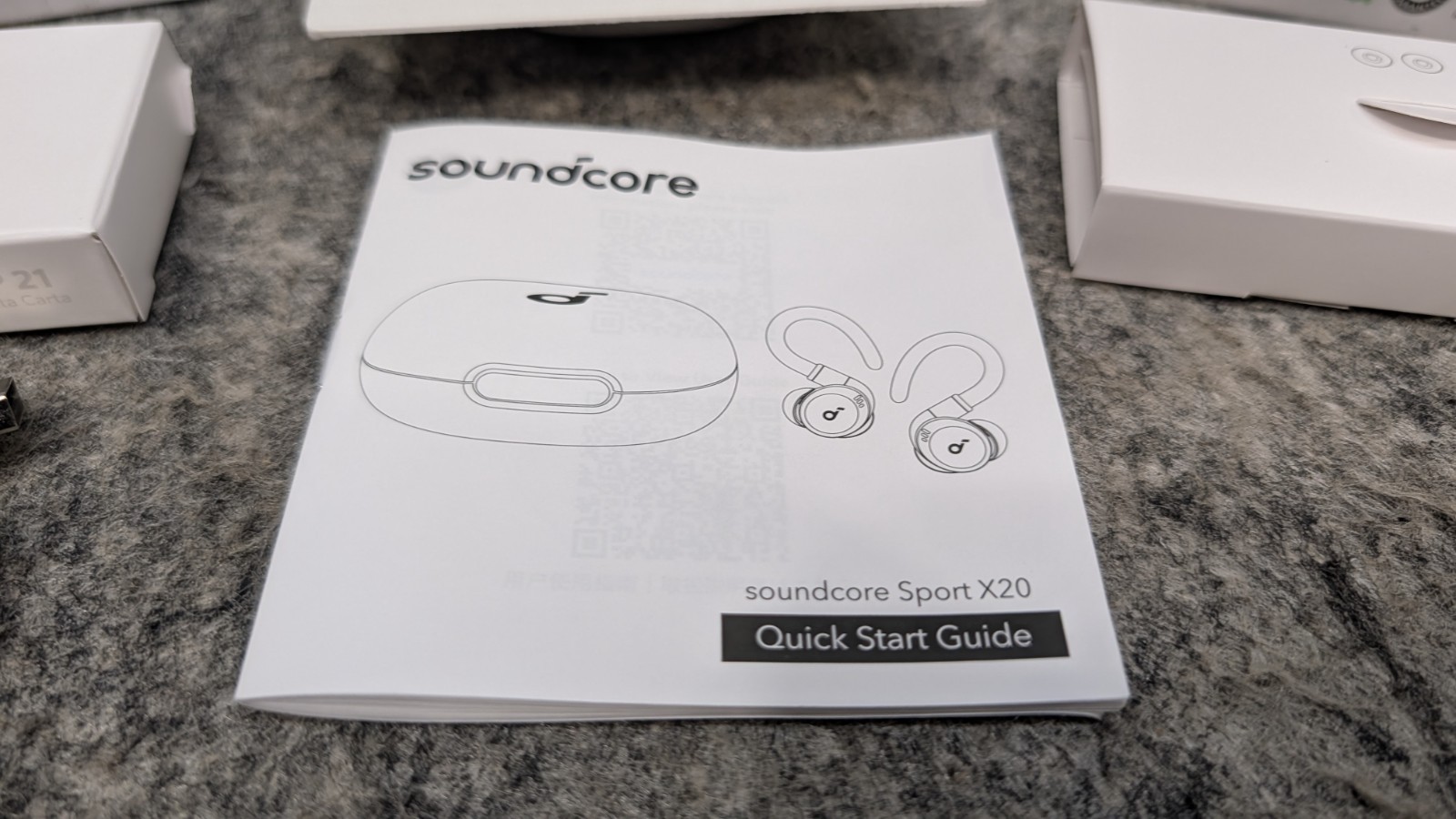 Soundcore Sport X20 True-Wireless Earbuds NC Workout Headphones Ear Hook ?New?