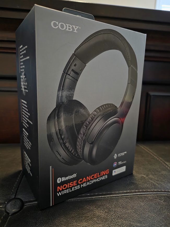 Coby Wireless Bluetooth Noise Canceling Headphones – Black – CHBT905BK