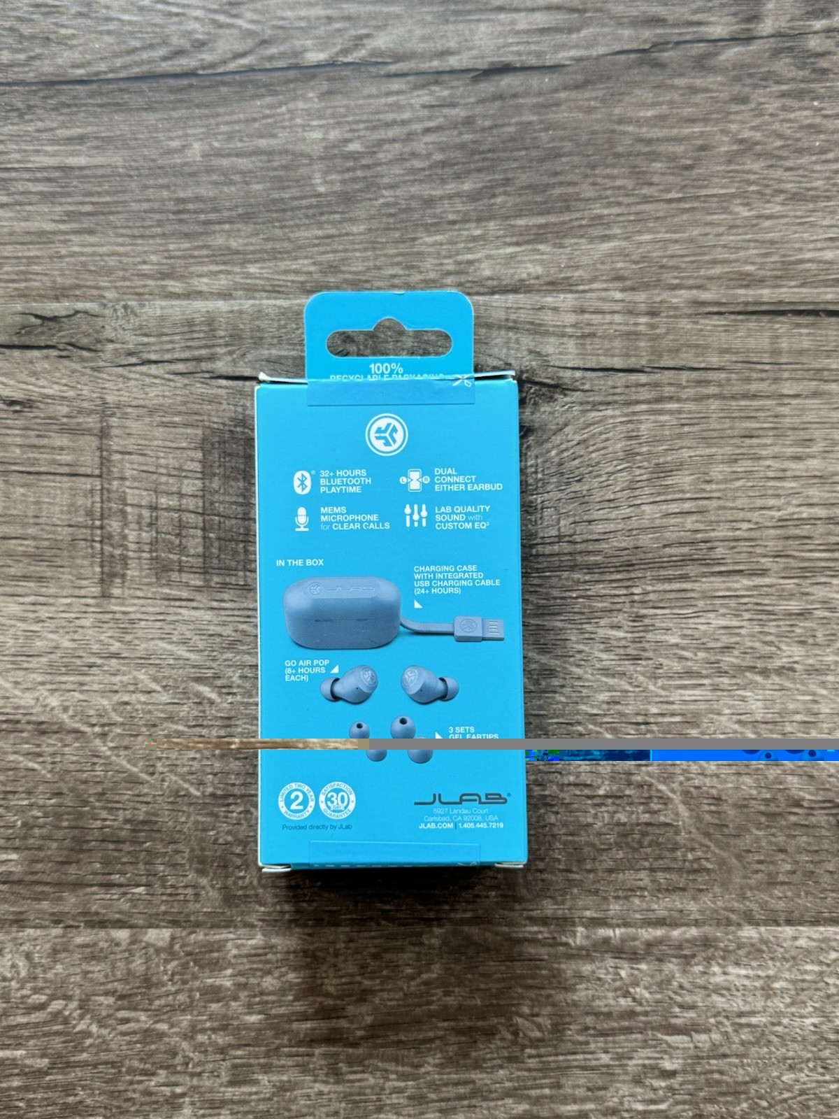 JLab Go POP True Wireless Bluetooth Earbuds In-Ear Headphones – Brand New