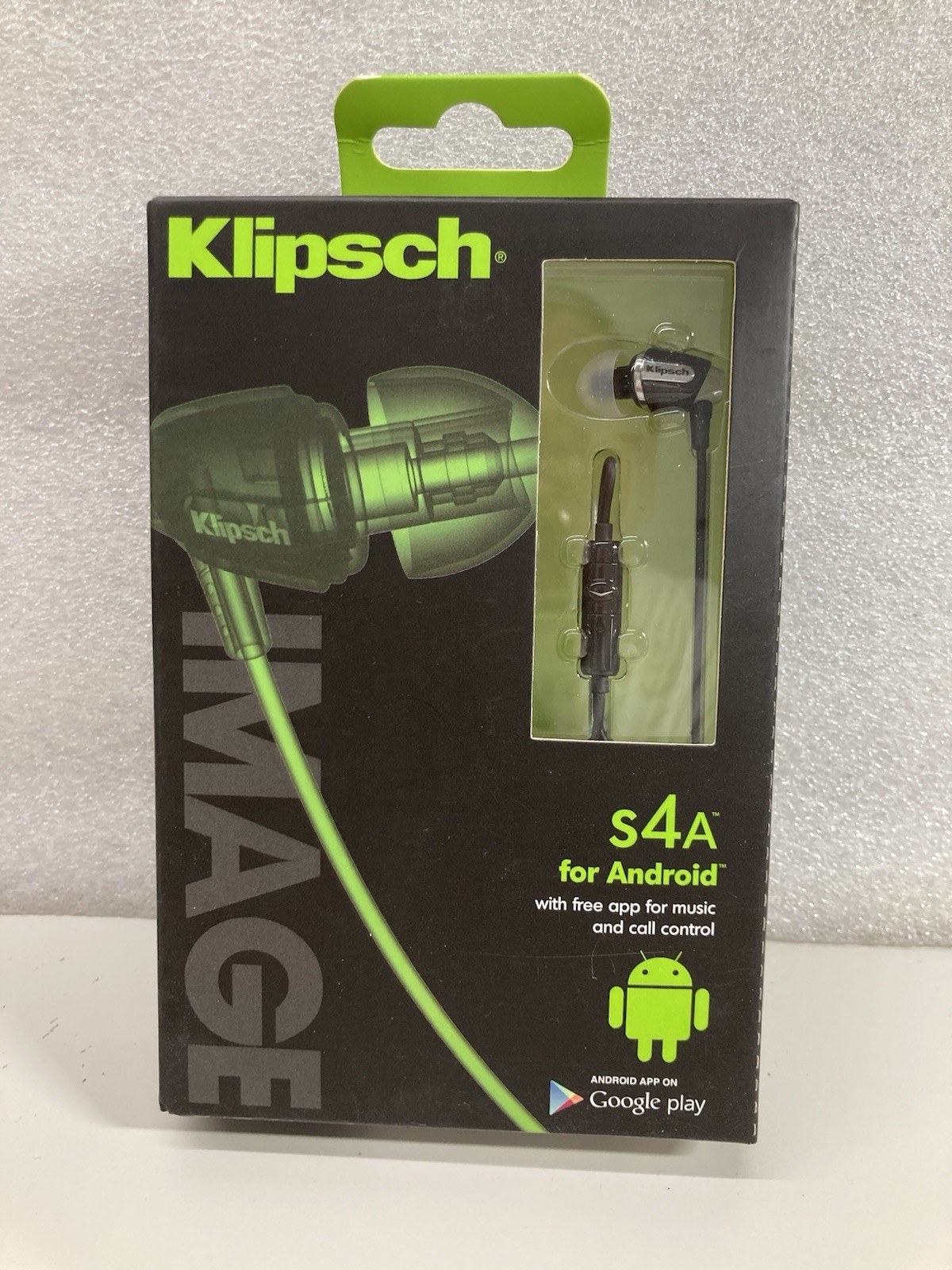 New Sealed Klipsch Image S4A . 3.5mm Wired Stereo Headphones