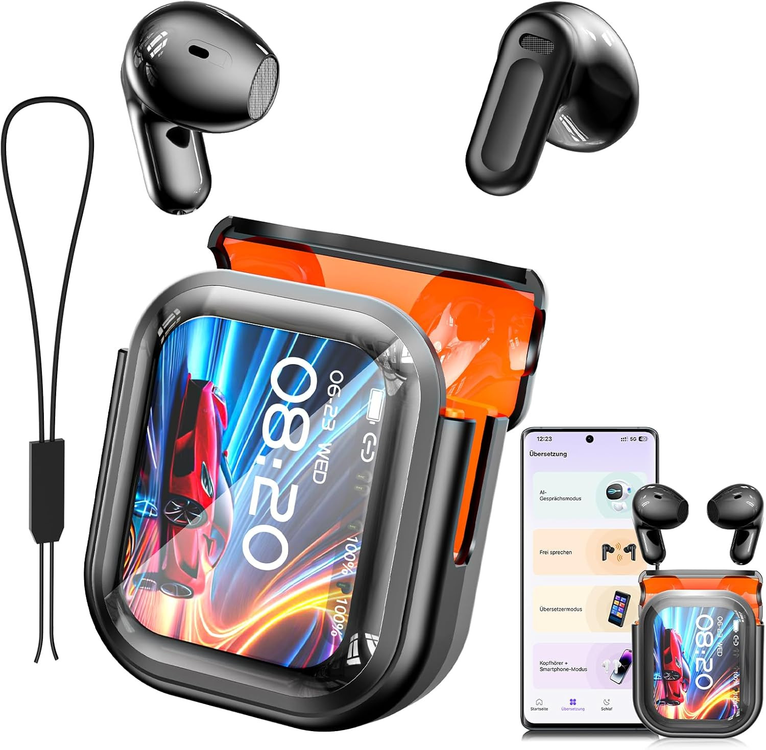 NE20 Translation Earbuds Real Time – 2025 New AI 135 Language Translator Earbuds