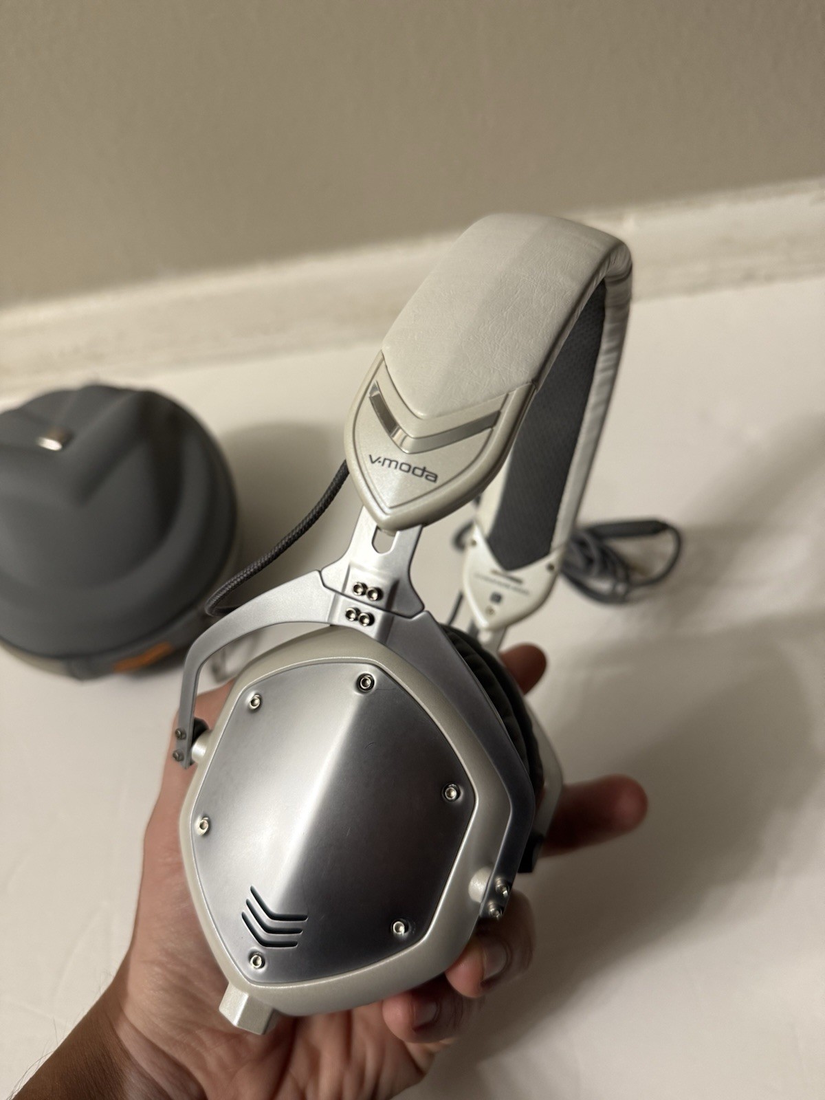V-Moda Crossfade M-100 Over-Ear Headphones – White Silver #4