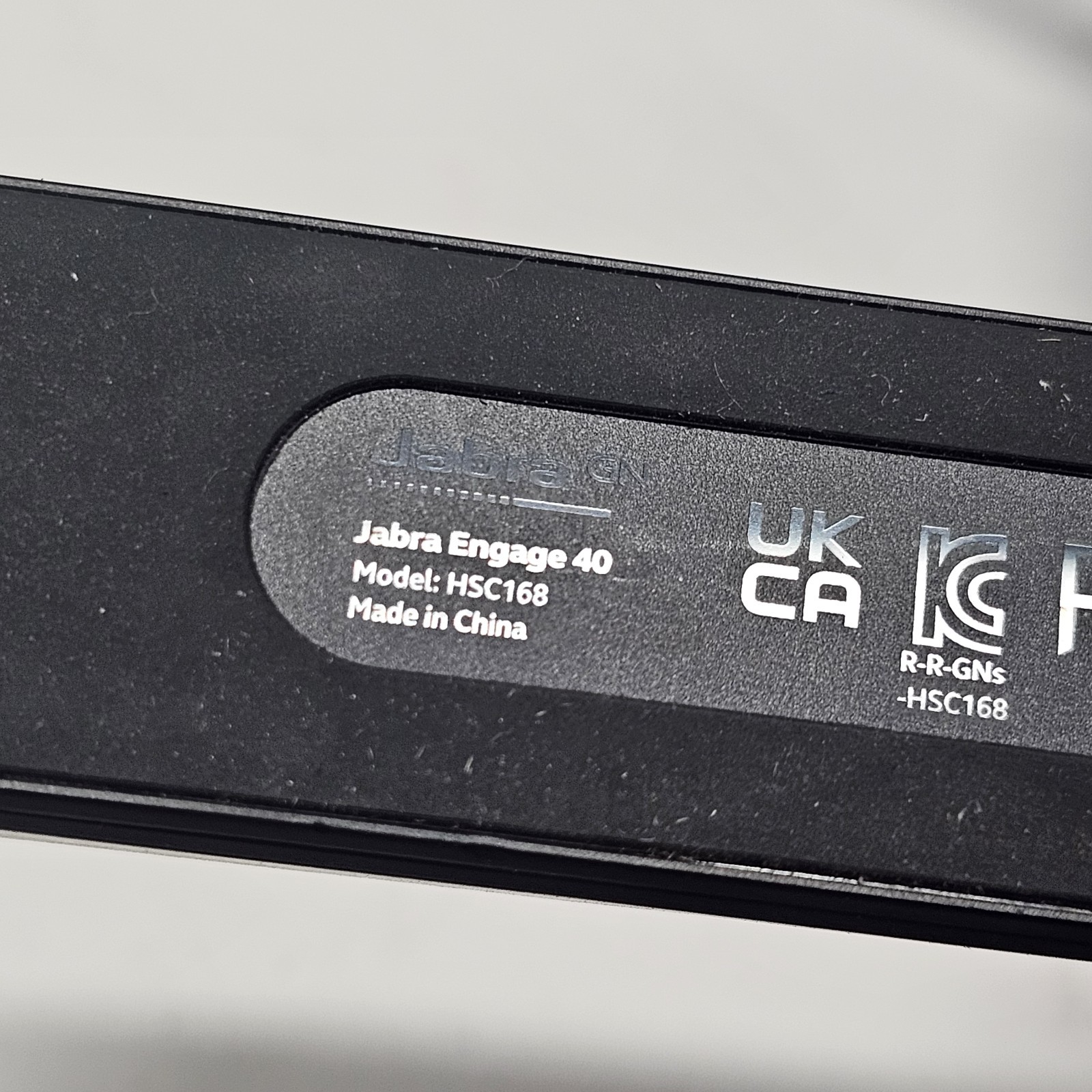Jabra Engage 40 HSC168 4093-419-279 Wired Office 50 20000Hz 45g Headset Used