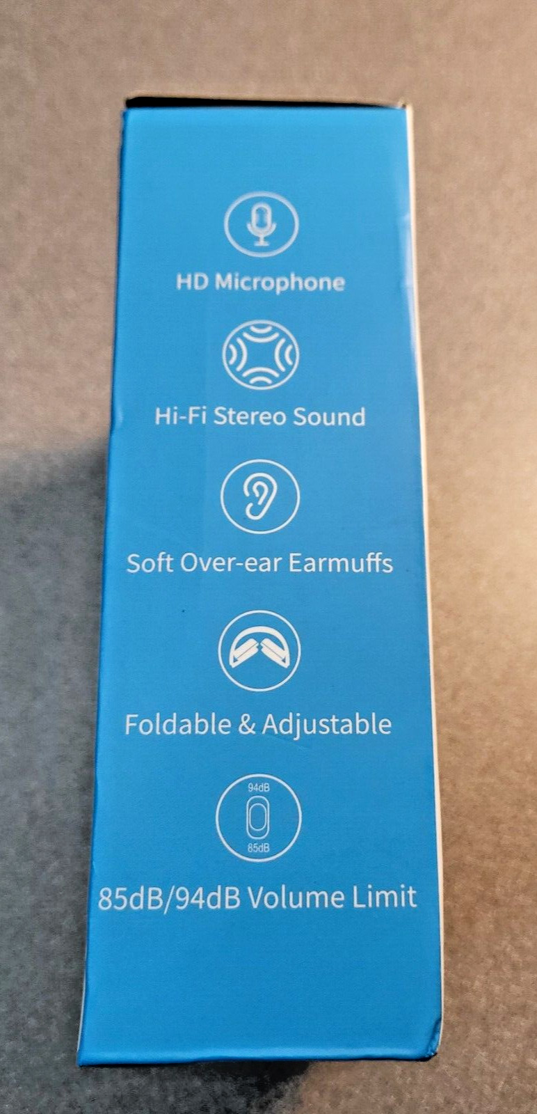 Tribit Kids Headphones Wired with Microphone, 85/94dBA Volume Limited