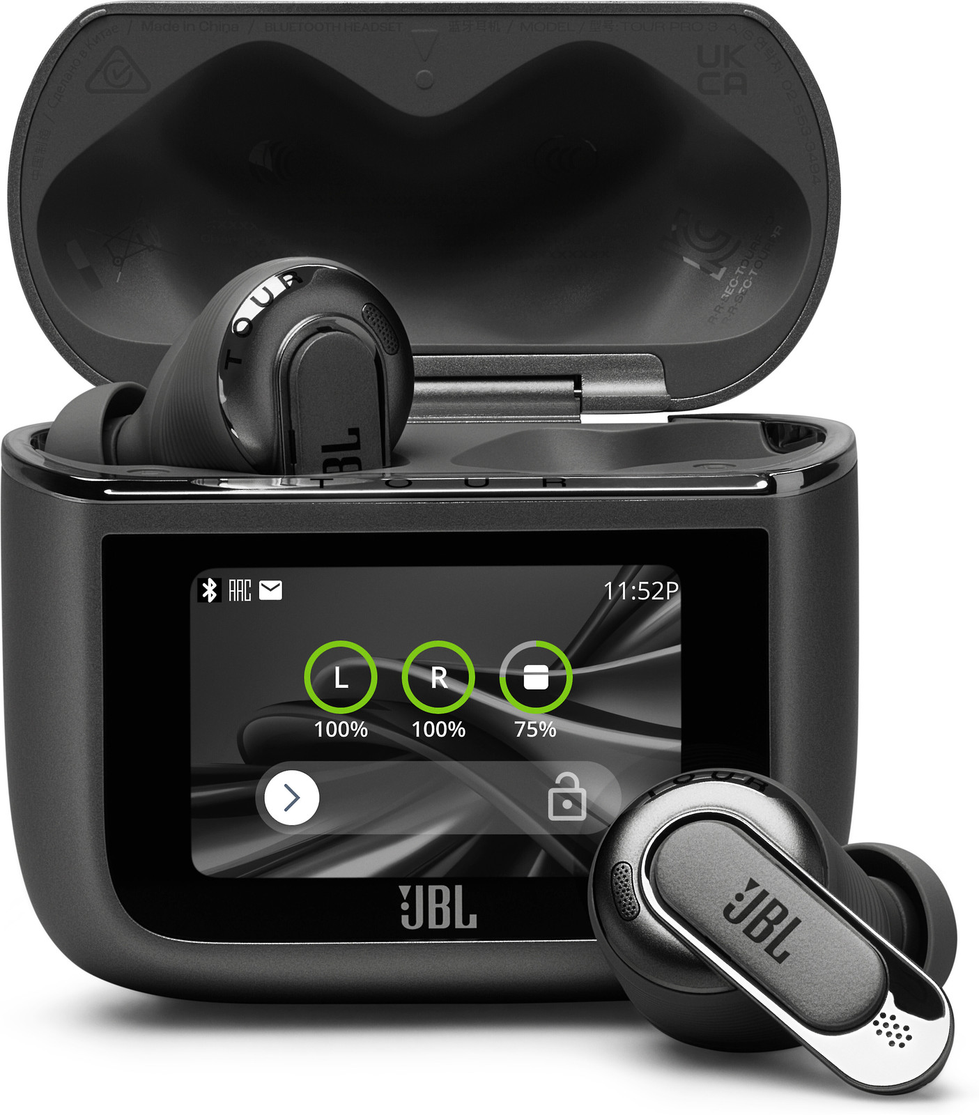 JBL Tour Pro 3 true-wireless NC headphones (black)