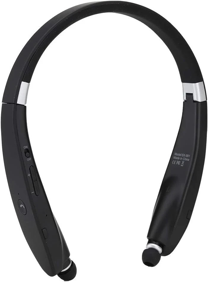Sx991 Headphones Model Sx 991 Abs Sx 991 Foldable Neck Hanging Type Telescopic