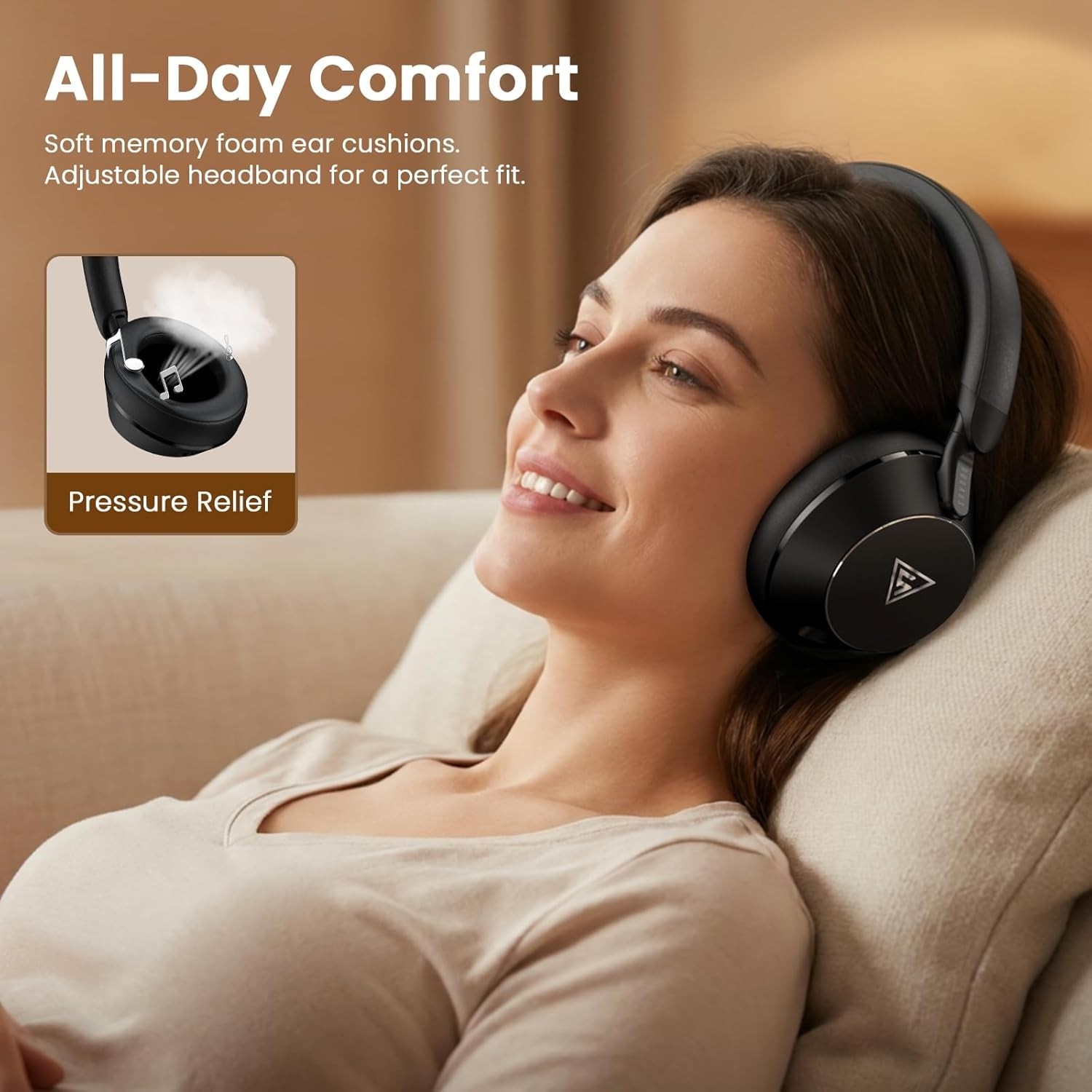 Over-Ear Studio Headphones with 50mm Drivers for Exceptional Sound Clarity