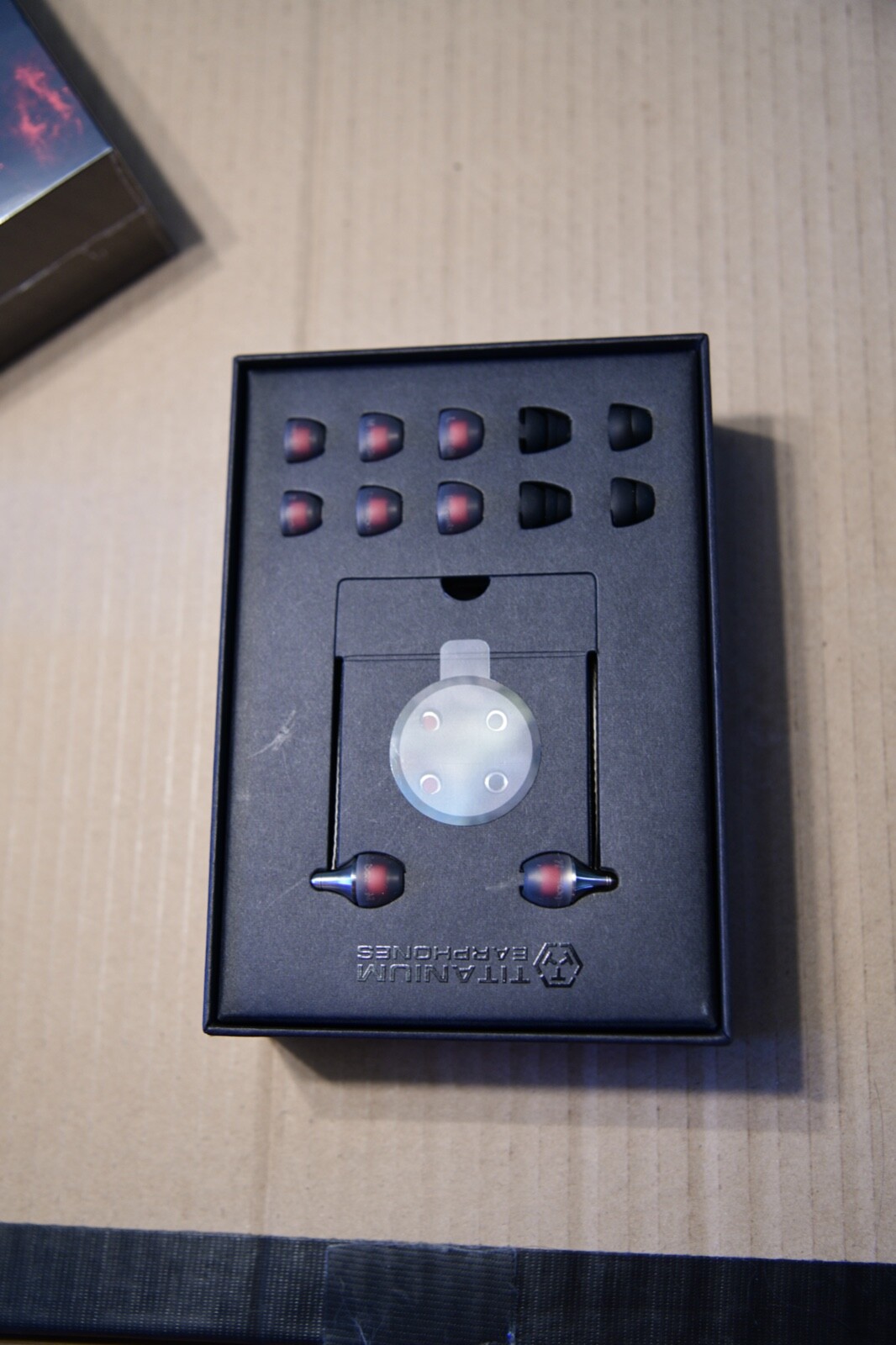Echobox Finder X1 High Fidelity In-Ear Earbuds Tangle-Free Titanium Construction