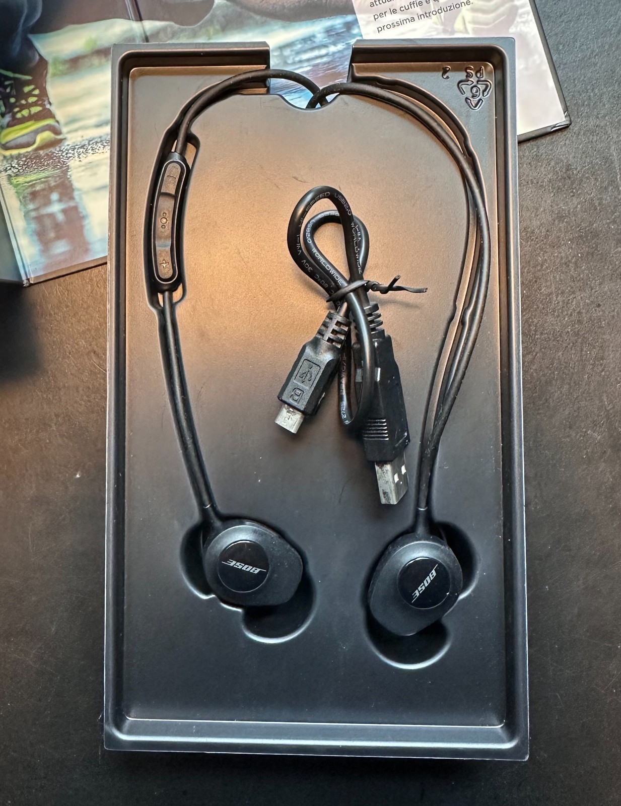 VGUC Bose SoundSport Wireless In-Ear Headphones with Box Tested