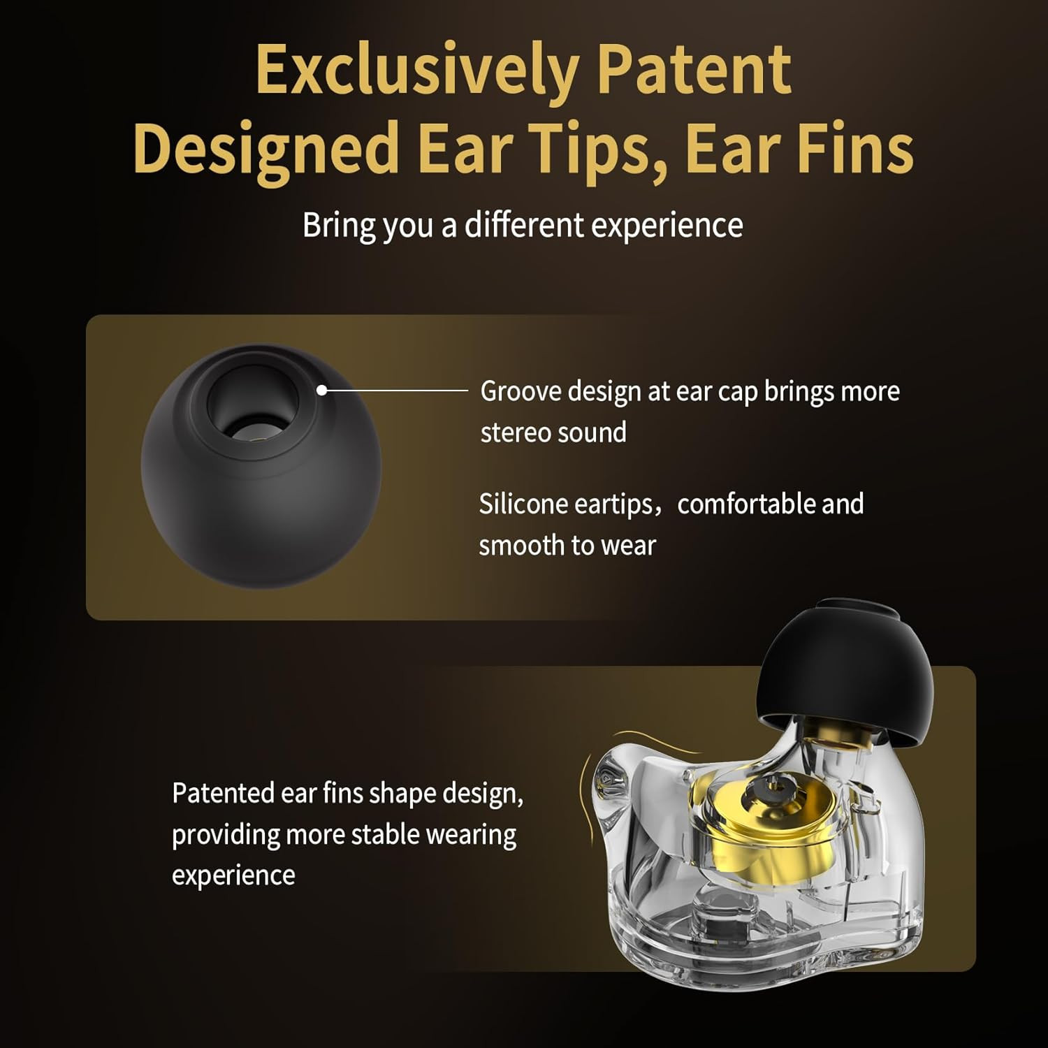 Hifi IEM for Gaming, CCZ MC02 in Ear Monitor, Clear Crystal Sound Gaming Earbuds
